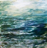 Meereslandschaft, 2016,100 x 100 cm
